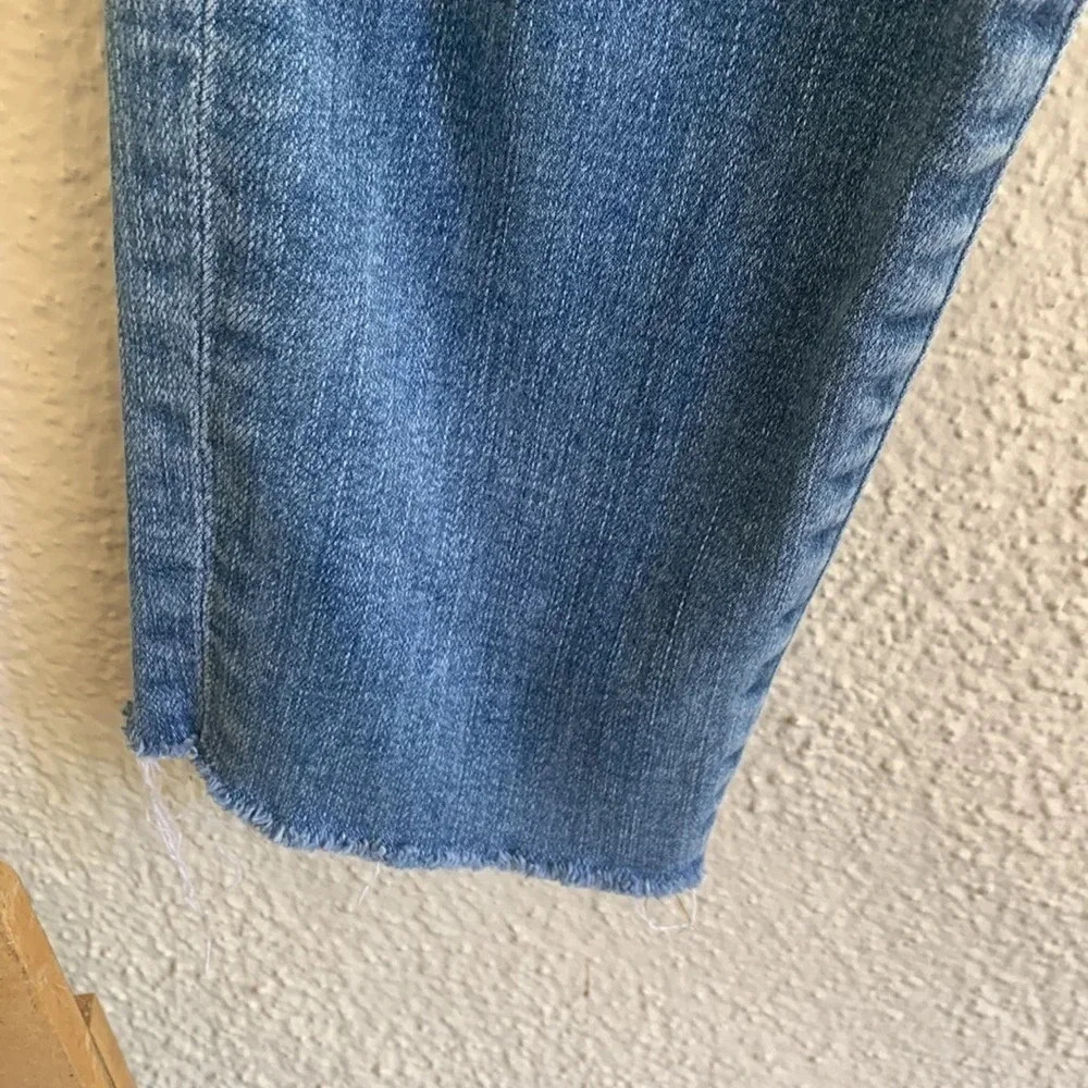 Frame Le High Skinny Fanning Rips Size 27 - Picture 7 of 9